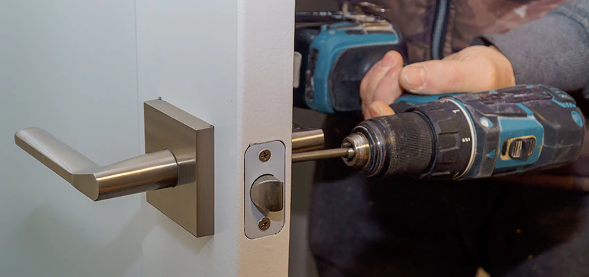 Broken Door Handle Lock Repair in DeKalb, Illinois